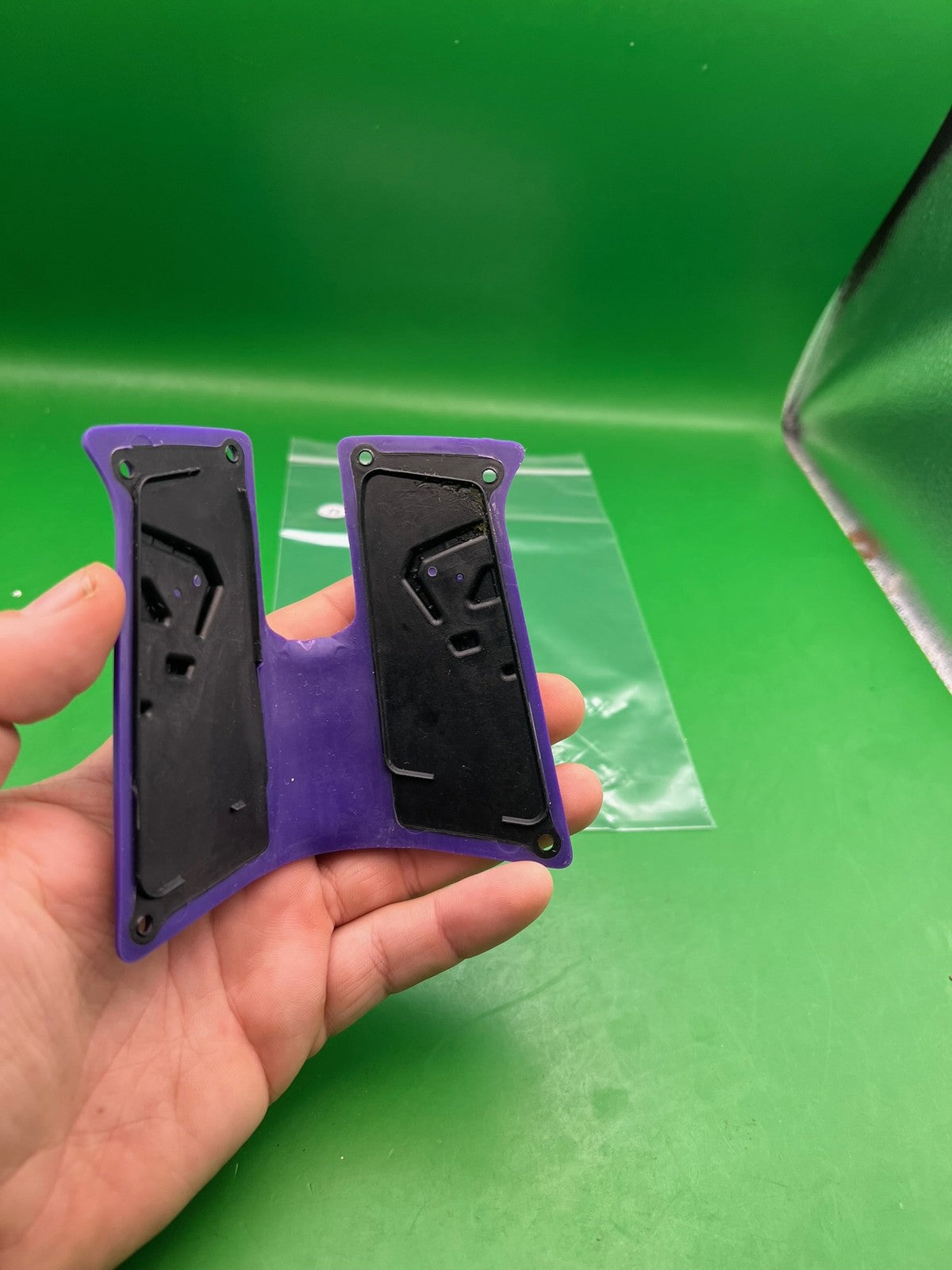 Field One Force Grip Panels Purple Black