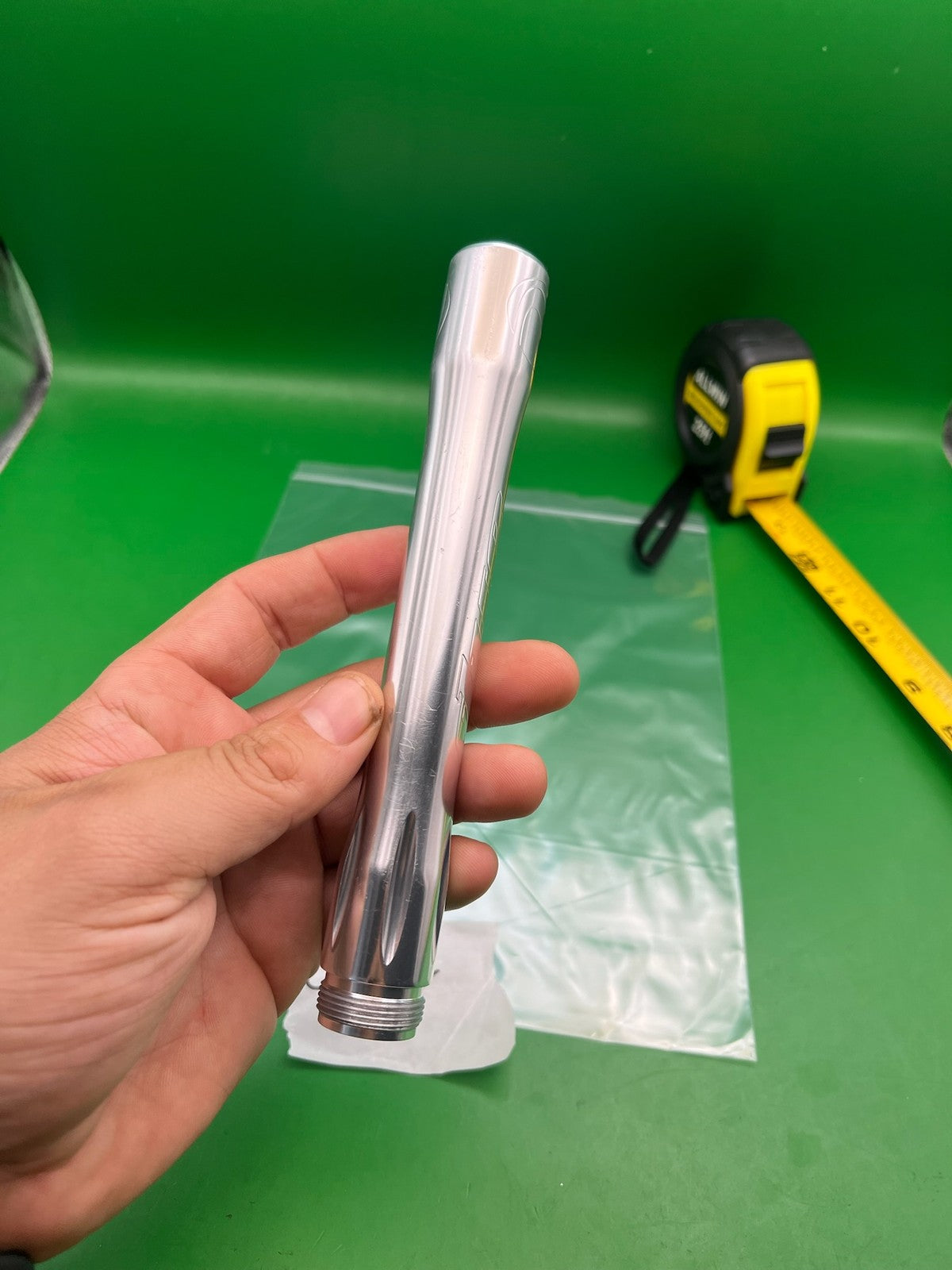 Dye UL-I Barrel Back Autococker Thread Polished Clear Silver AC