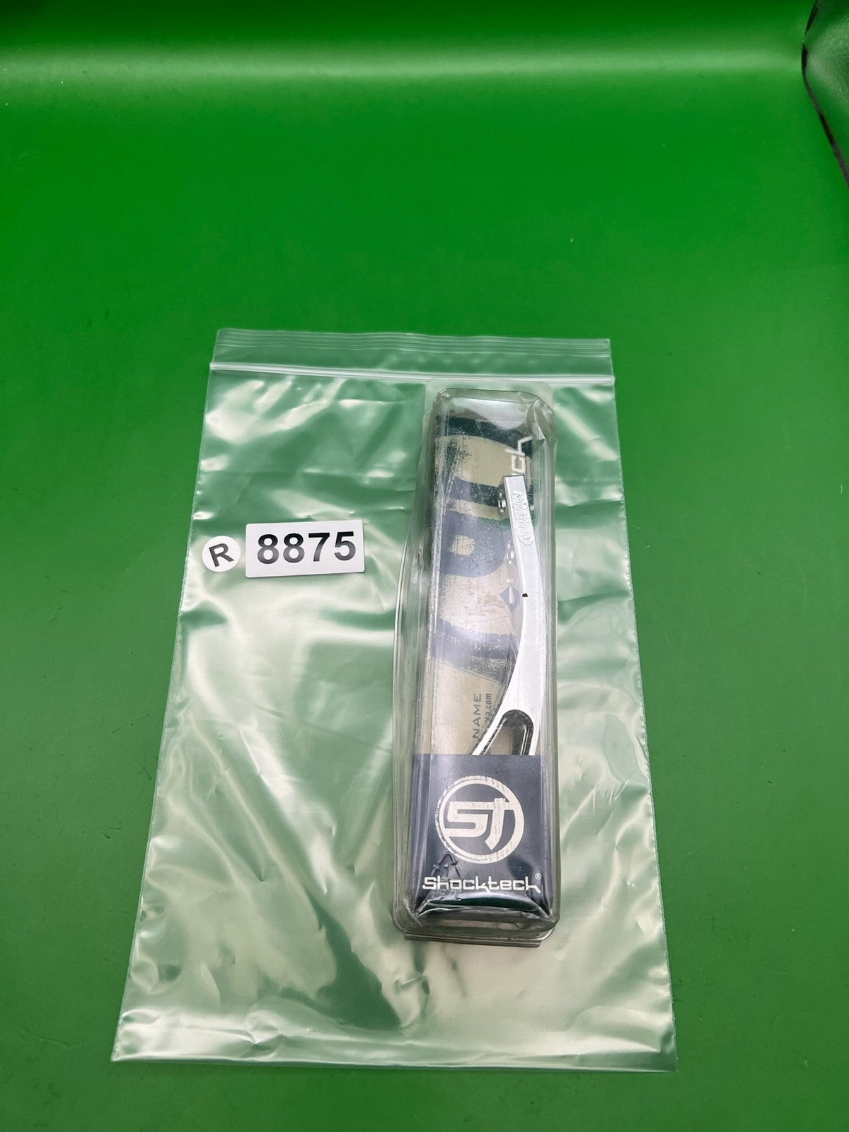 Shocktech ASA Drop Forward Chrome Silver Aluminum Paintball Rail