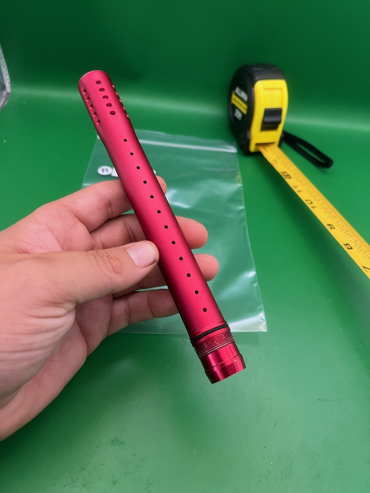 Dye UL Ultralite 14" Barrel Tip Red Anodized Ported Aluminum Front