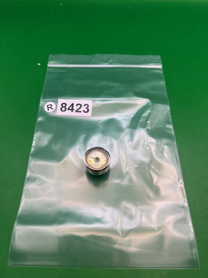 WGP Paintball Mini Gauge 5000 PSI Yellow Face Silver HPA Tank