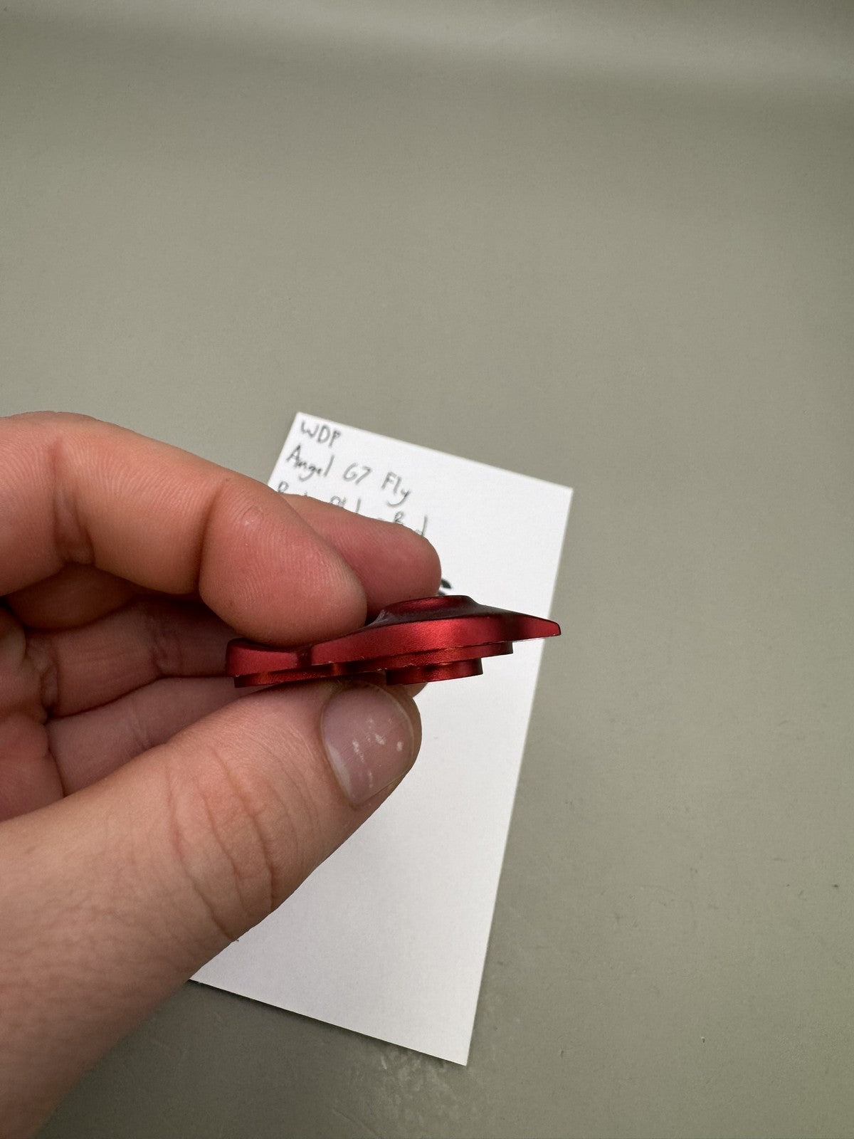 WDP Angel G7 Fly Back Plate -Red