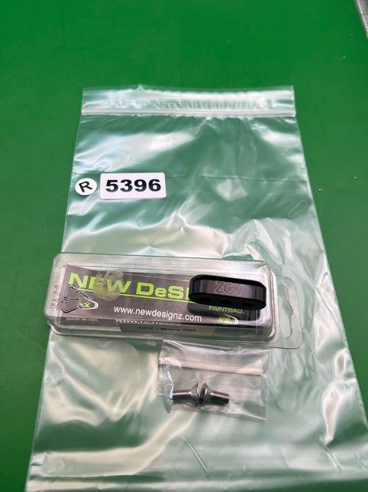 New Designz NDZ Micro Rail Black Aluminum Paintball Marker Mount