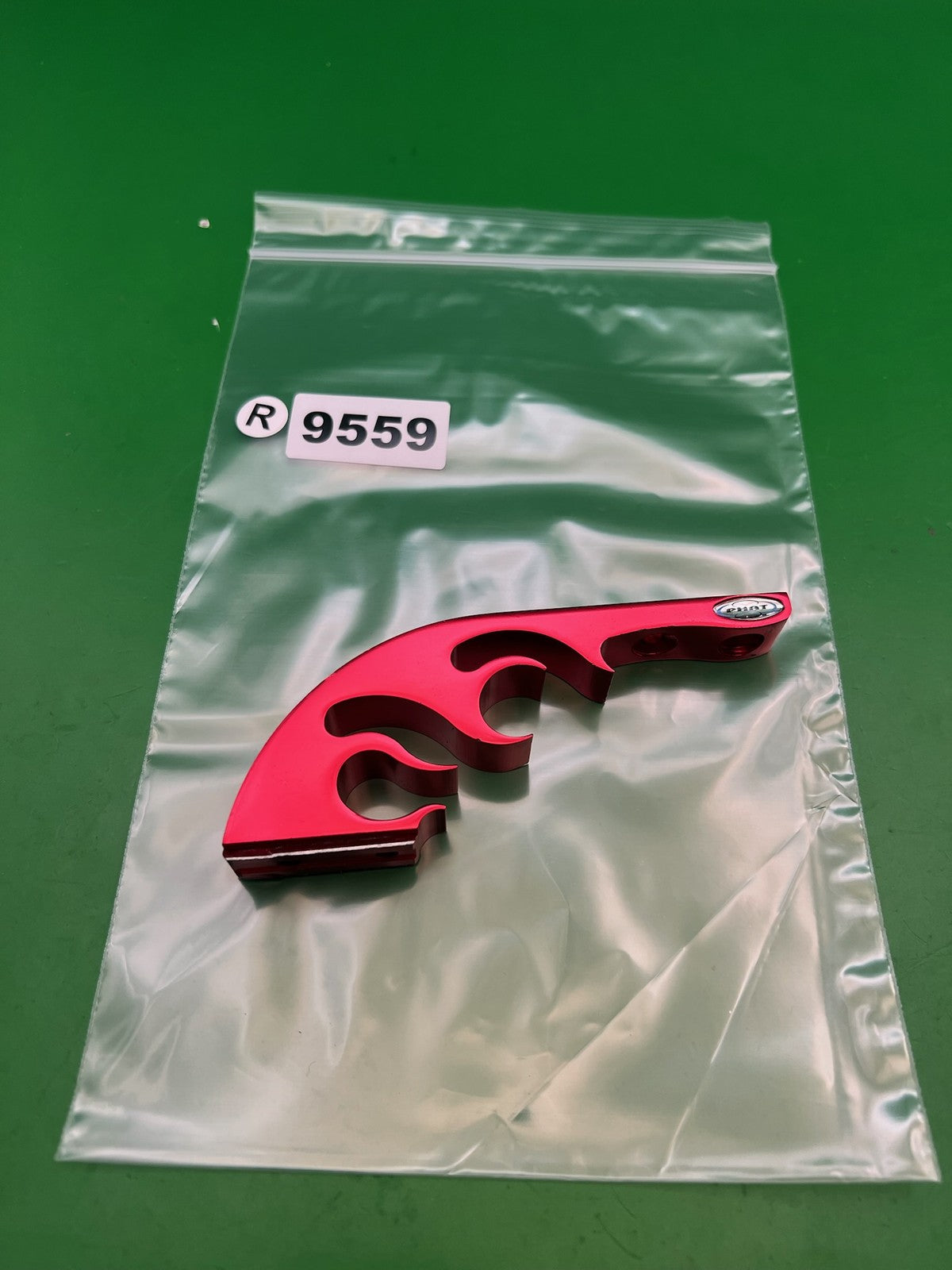 Custom Products CP Flame ASA Rail Drop Forward Red Anodized Aluminum