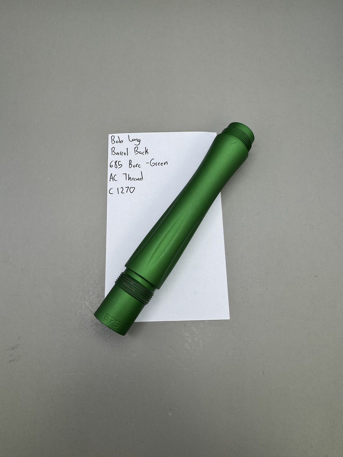 Bob Long Barrel Back 685 Bore -Green AC Thread