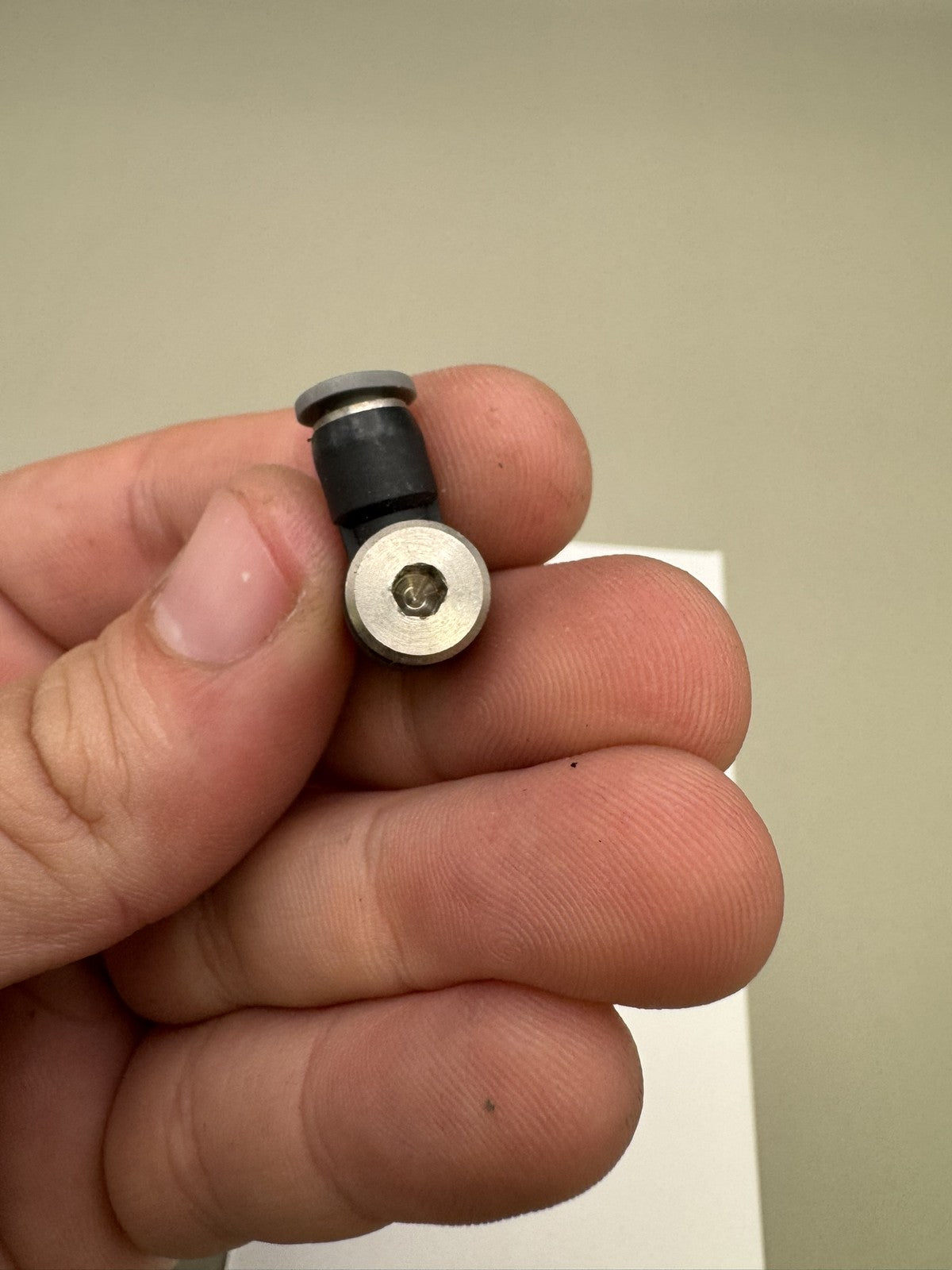 Smart Parts Ion Elbow Fittings Black Silver (Lot of 2)
