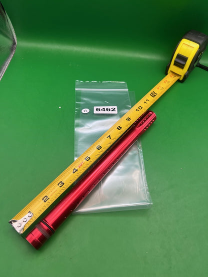 Red Dye Ultralight 16 Inch Tip - used paintball barrel tip - red anno