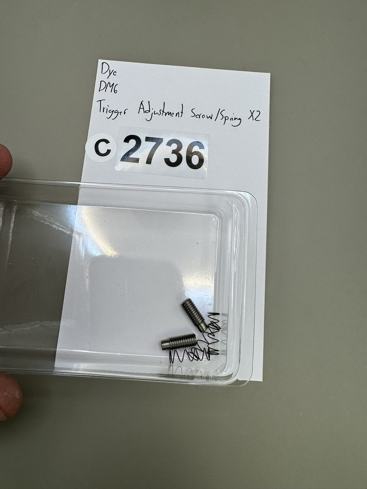 Dye DM6 Trigger Adjustment Scrow/Spring X2