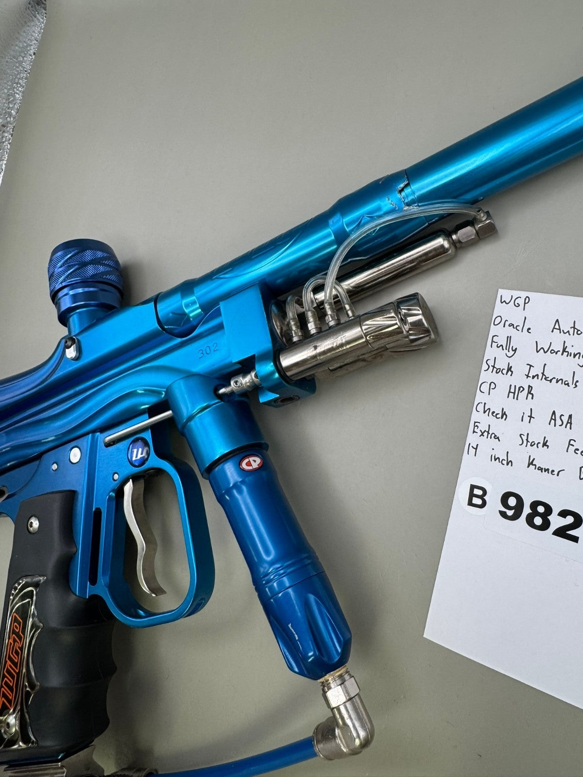 WGP Oracle Autococker - Blue - Paintball Marker Fully Working