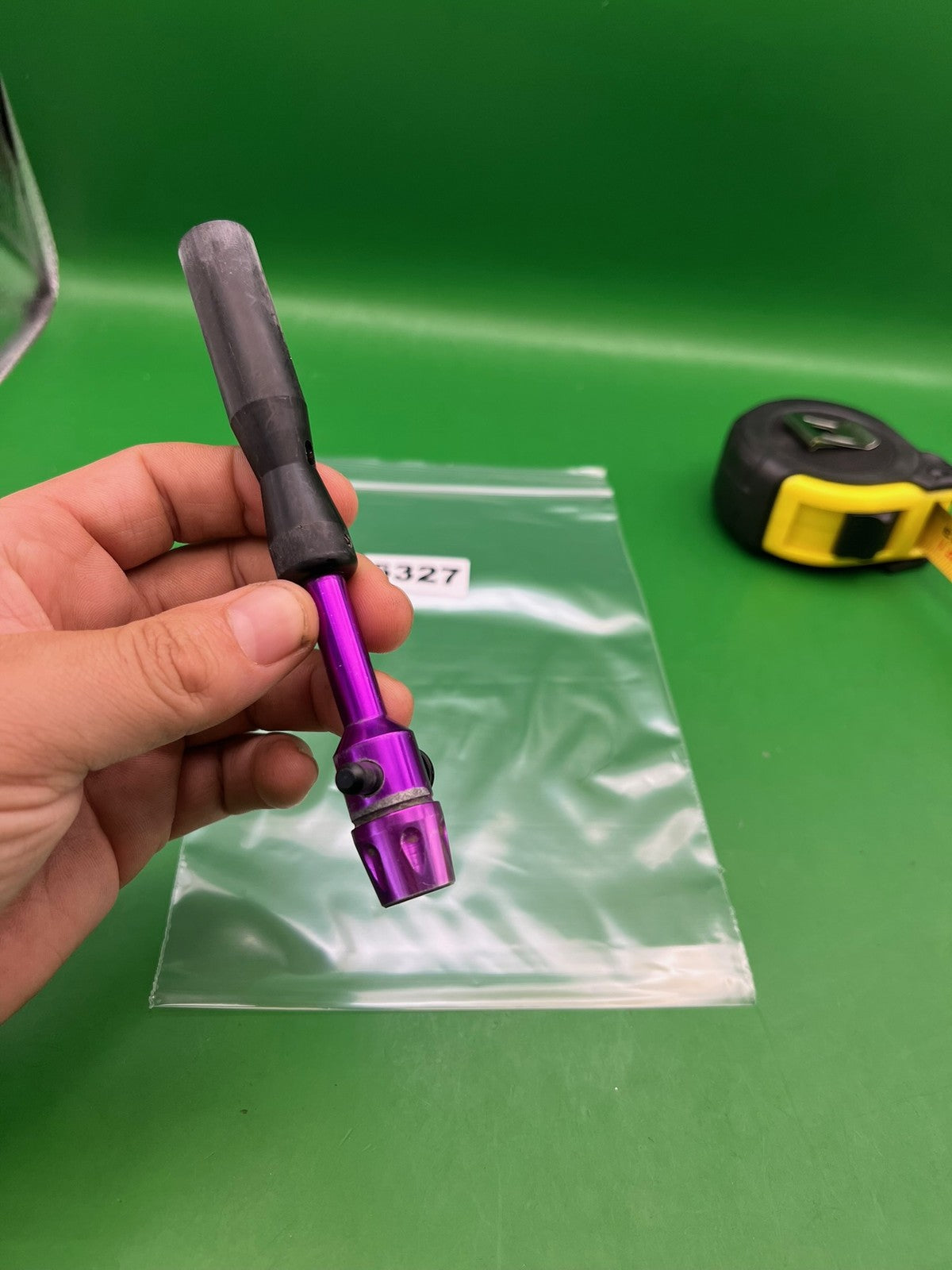 Purple CCM Autococker Bolt with Pin - used paintball bolt - purple/black