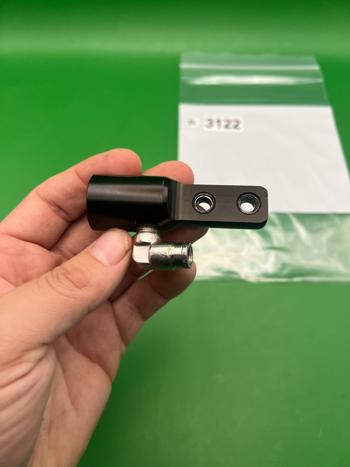 Vintage PB Duck Bill ASA Matte Black Bottomline Air Source Adapter