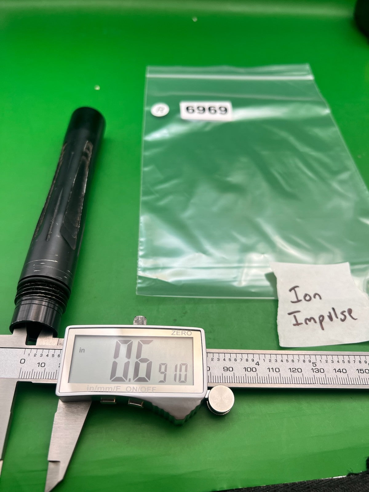 Smart Parts Ion / Impulse Barrel Back Black 0.690 4.5"