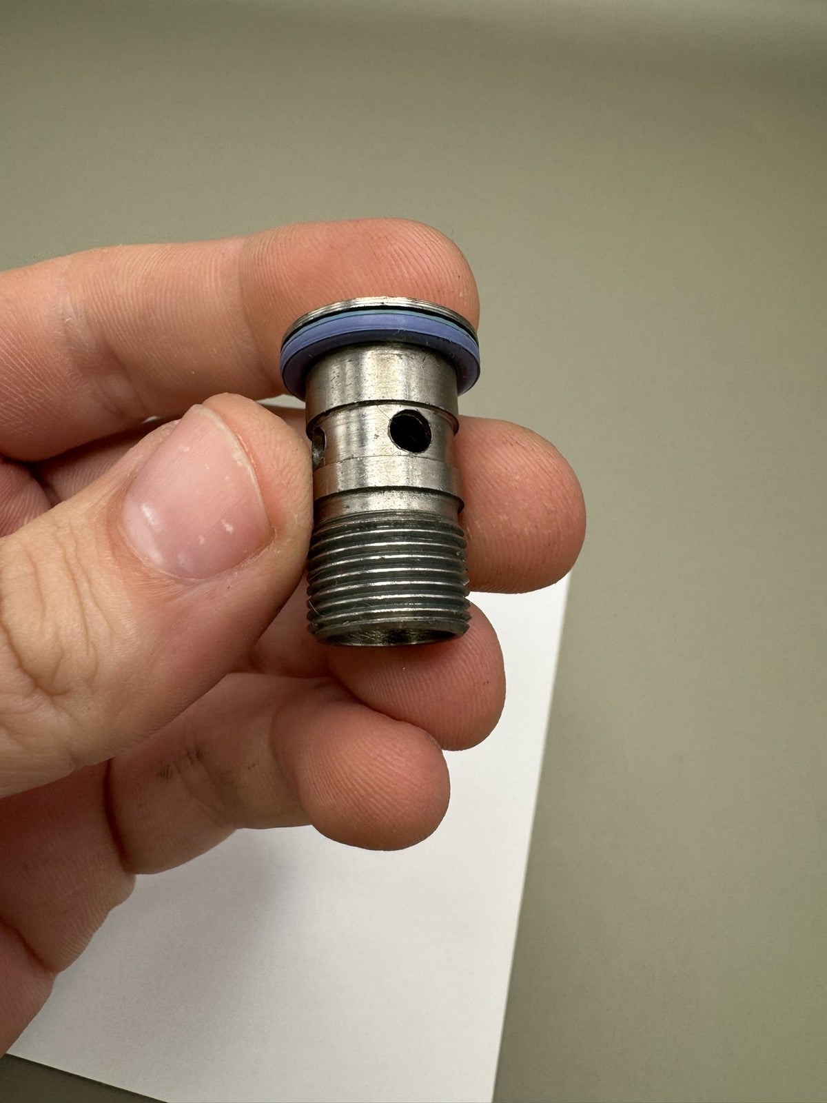 WGP Autococker W Logo Flush Fit Banjo Bolt