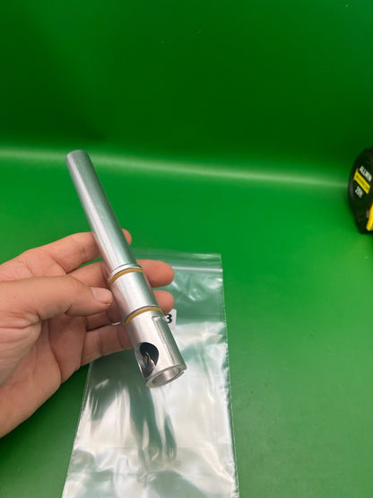 Shorty Automag Paintball Barrel Back Silver .692 Bore 8 Inch