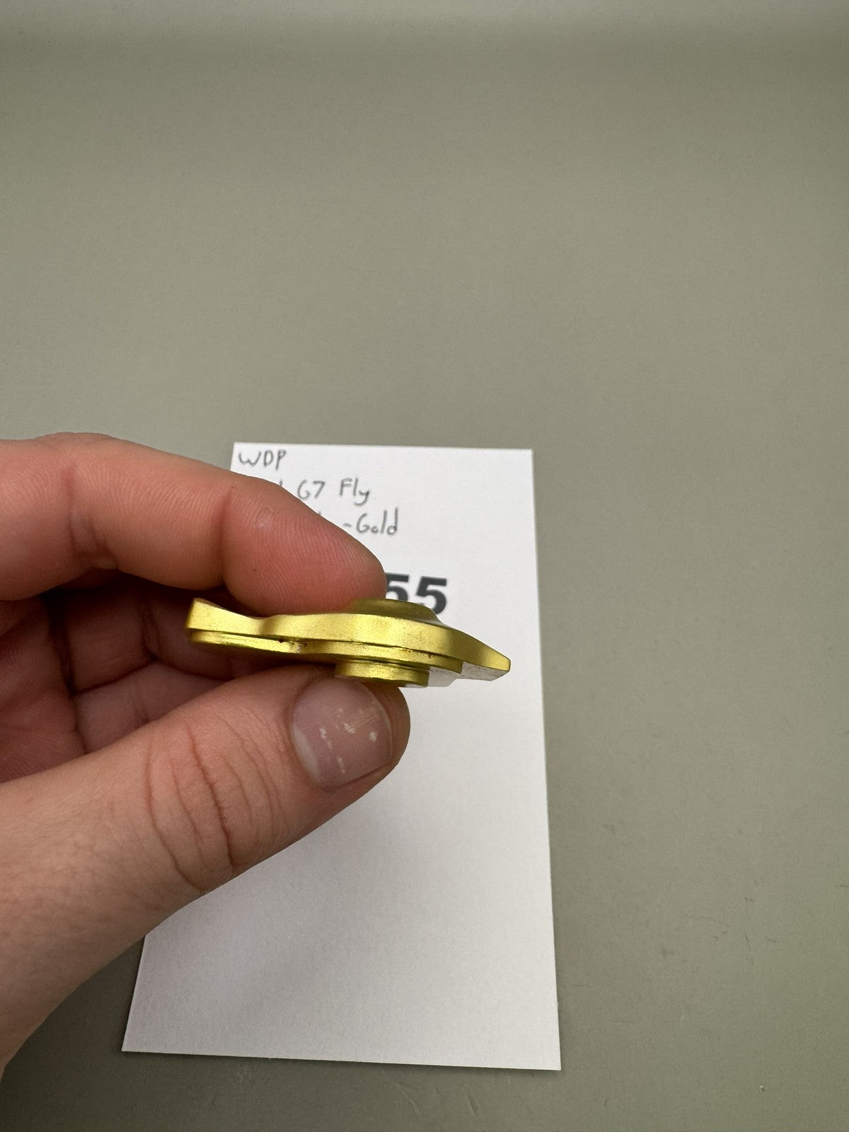 WDP Angel G7 Fly Back Plate -Gold