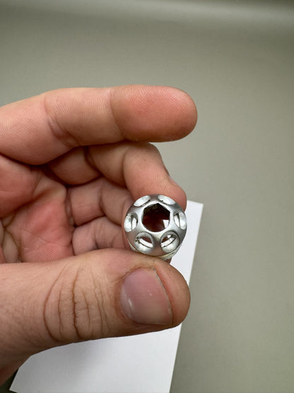 Dye DM7 LPR Cap Silver Aluminum Paintball Marker Part