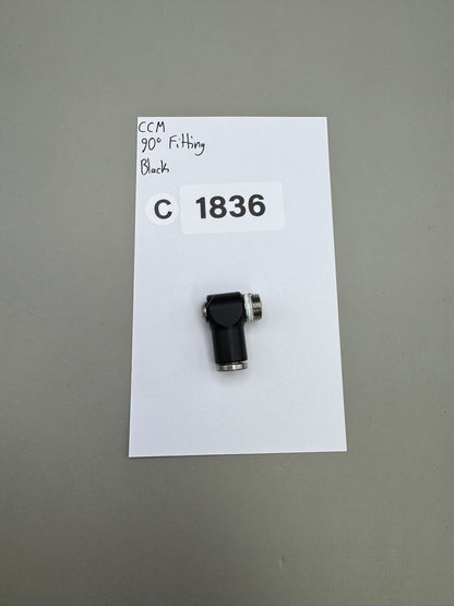 CCM 90Â° Fitting Black