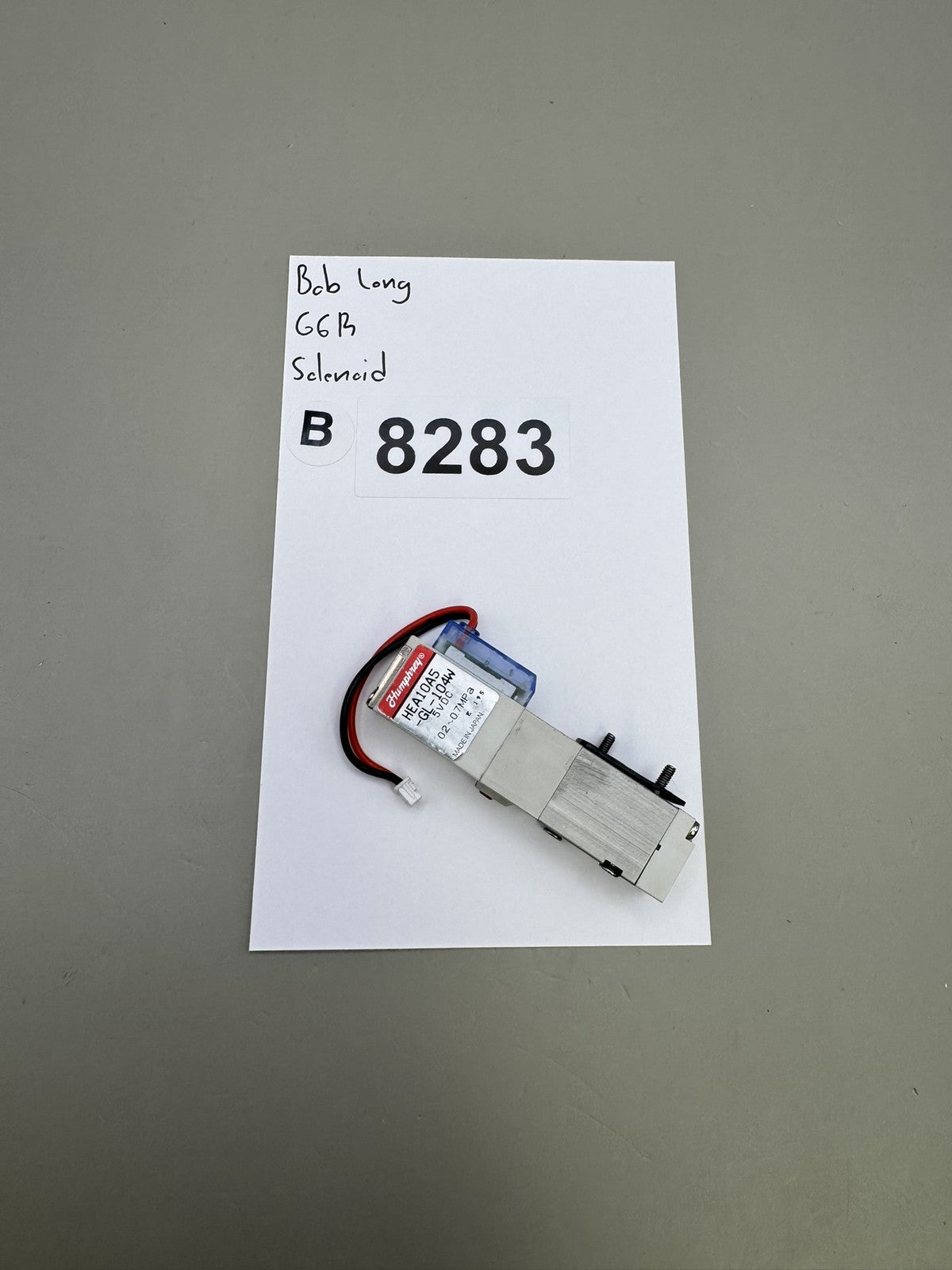 Bob Long G6R Solenoid