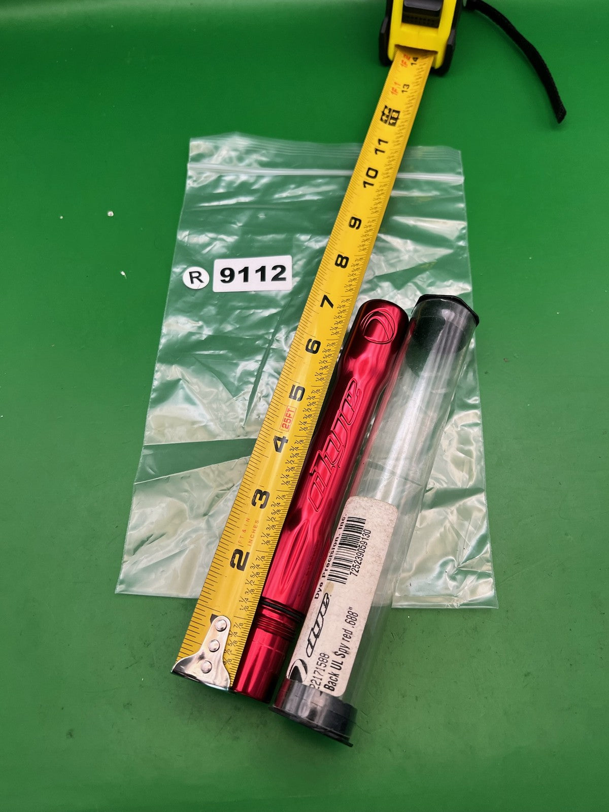 Dye UL Ultralite Barrel Back Red .688 Bore SpyderThread