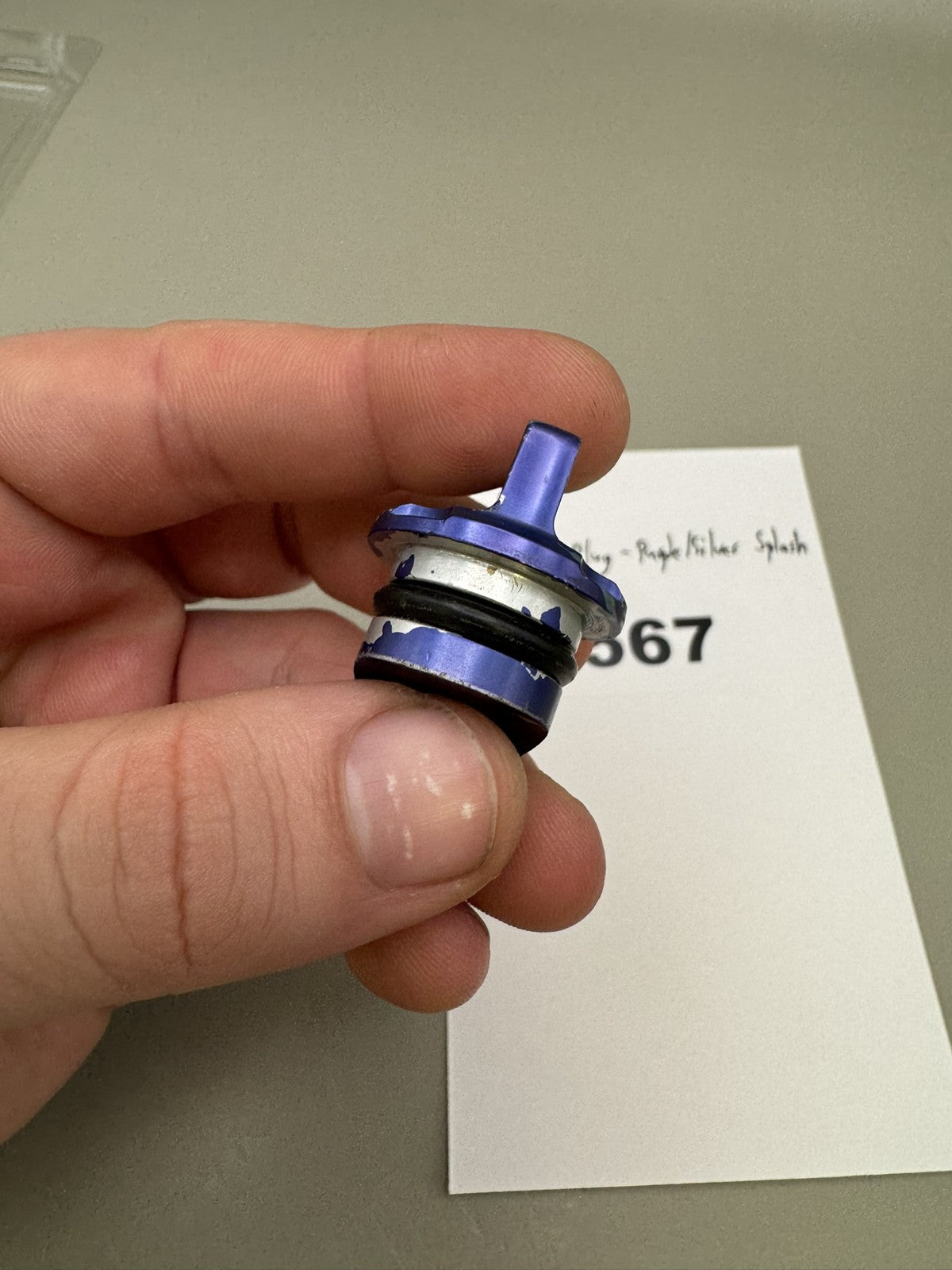 AGD Automag Power Feed Plug - Purple/Silver Splash