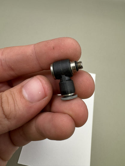 Smart Parts Ion Elbow Fitting 90 Degree Push Black Set of 2