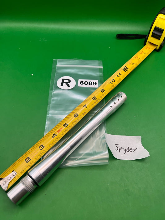 Spyder One-Piece Barrel 12" .687 Silver - used paintball barrel - silver