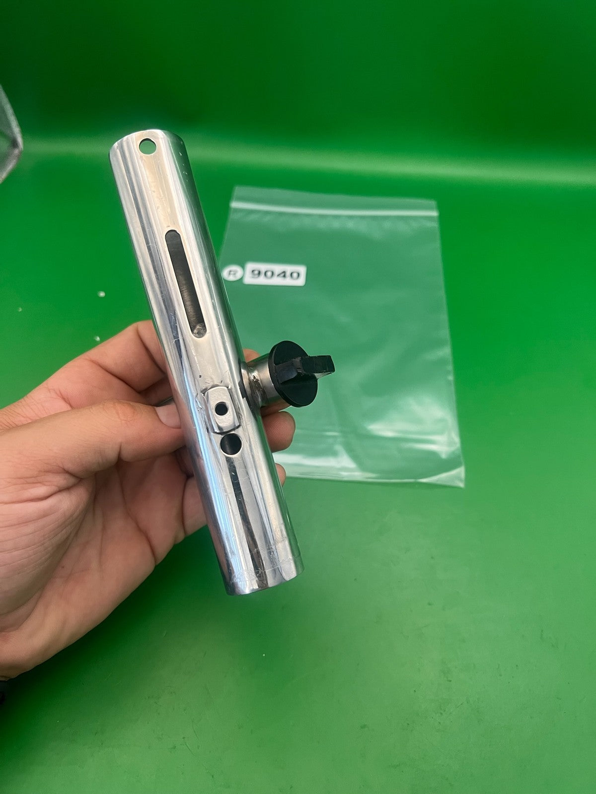 AGD Automag Power Feed Body Right Feed Chrome Polished Aluminum