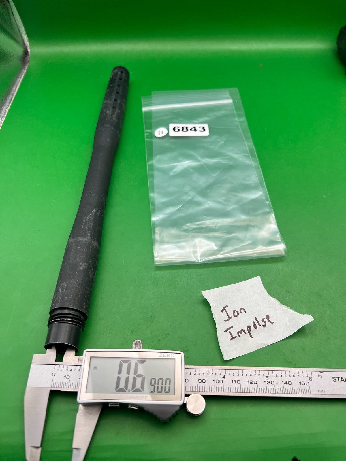 Smart Parts Ion Impulse Barrel Back Black 12in .690