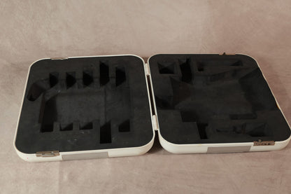 Ego Sunglasses Cases Lot of 2 White Hard Shell Clamshell Eyewear Storage