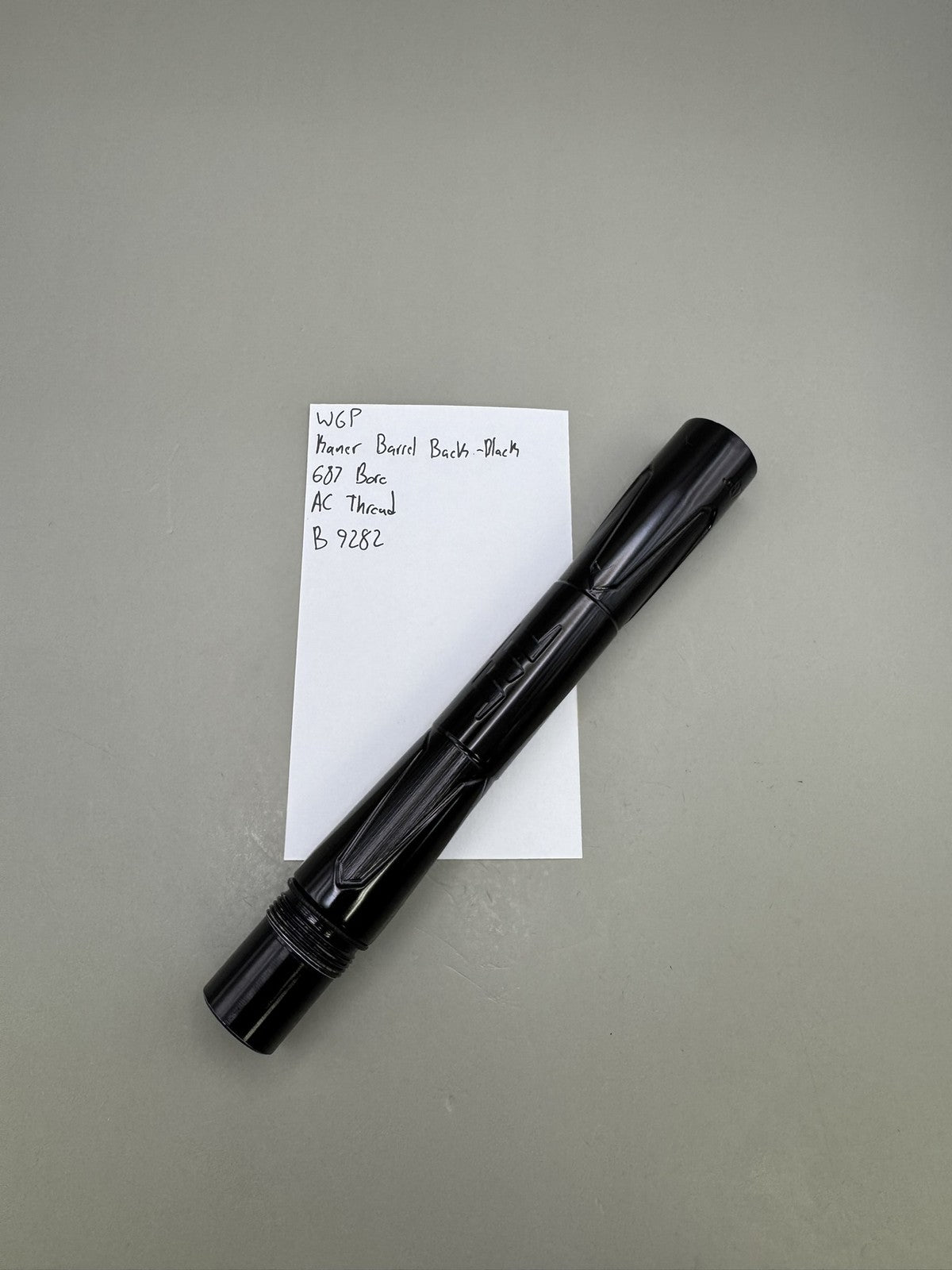 WGP Maner Barrel Backs -Black 687 Bore AC Thread