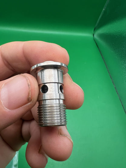 ShockTech Autococker LPC Front Block Banjo Bolt Screw Chrome 2K+ WGP