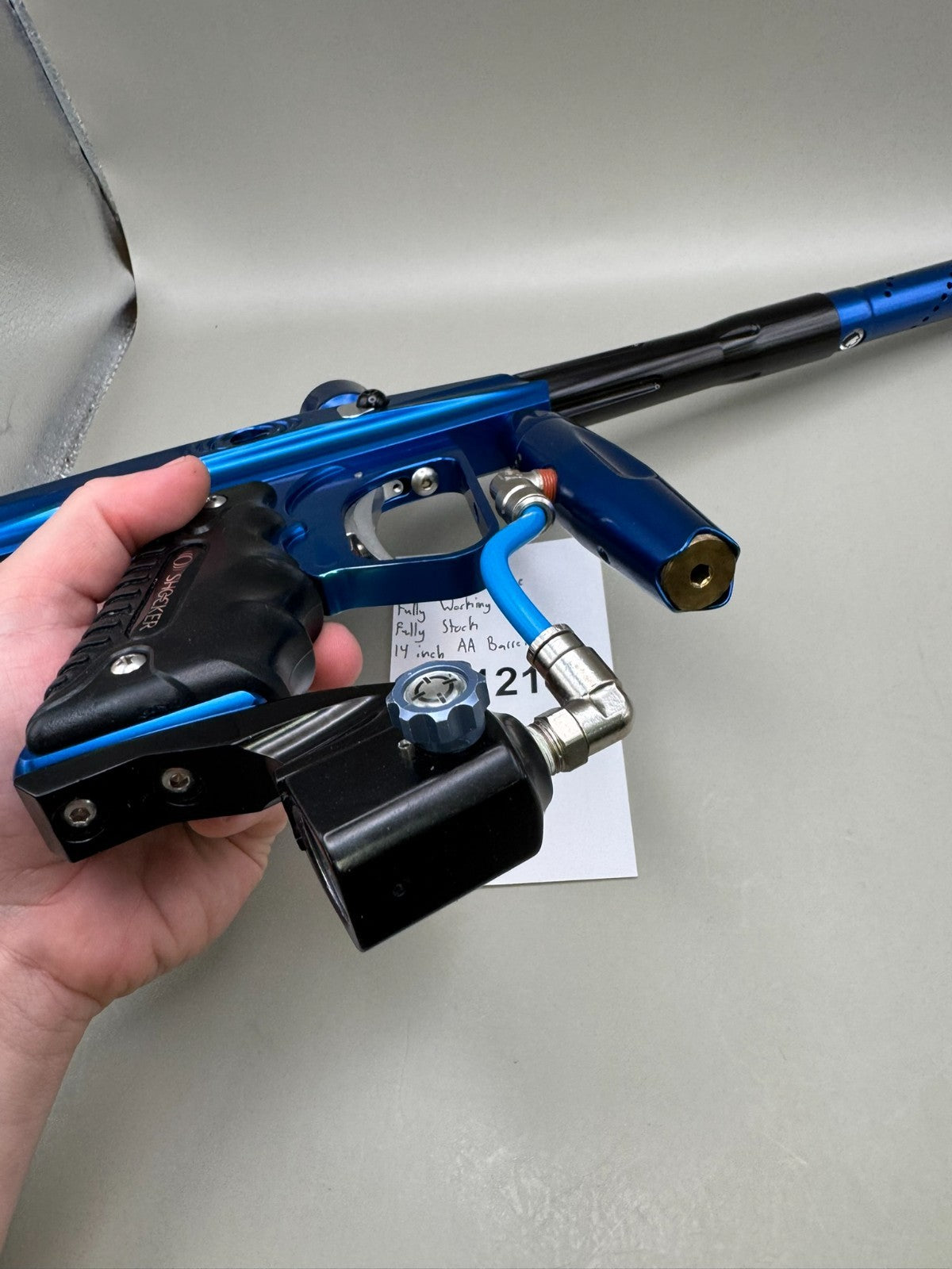Smart Parts Shocker SFT Blue Paintball Marker Fully Working