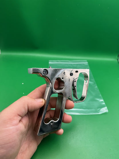 Planet Eclipse Autococker Hinge Swing Trigger Frame Raw Silver Aluminum