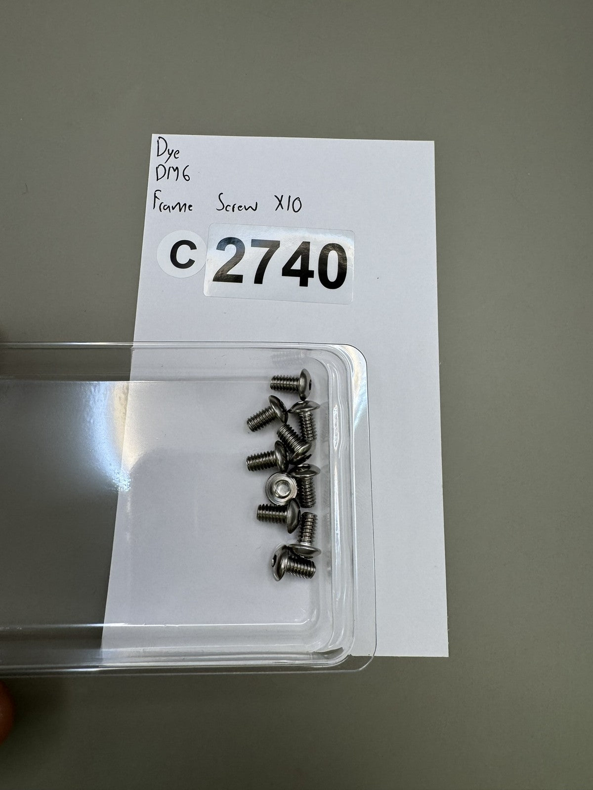 Dye DM6 Paintball Frame Screw X10