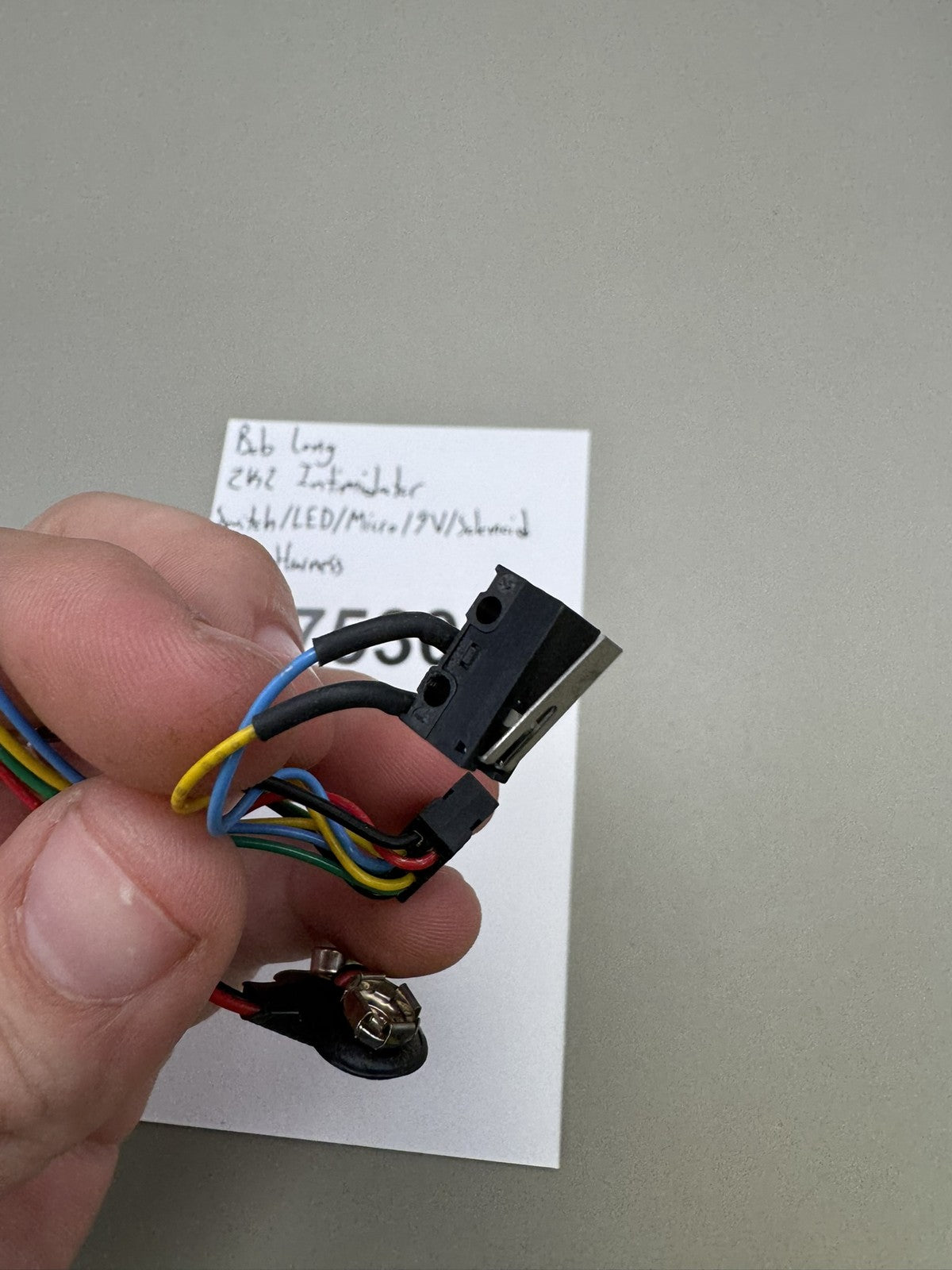 Bob Long 2K2 Intimidator Switch LED Micro 9V Solenoid Wire Harness
