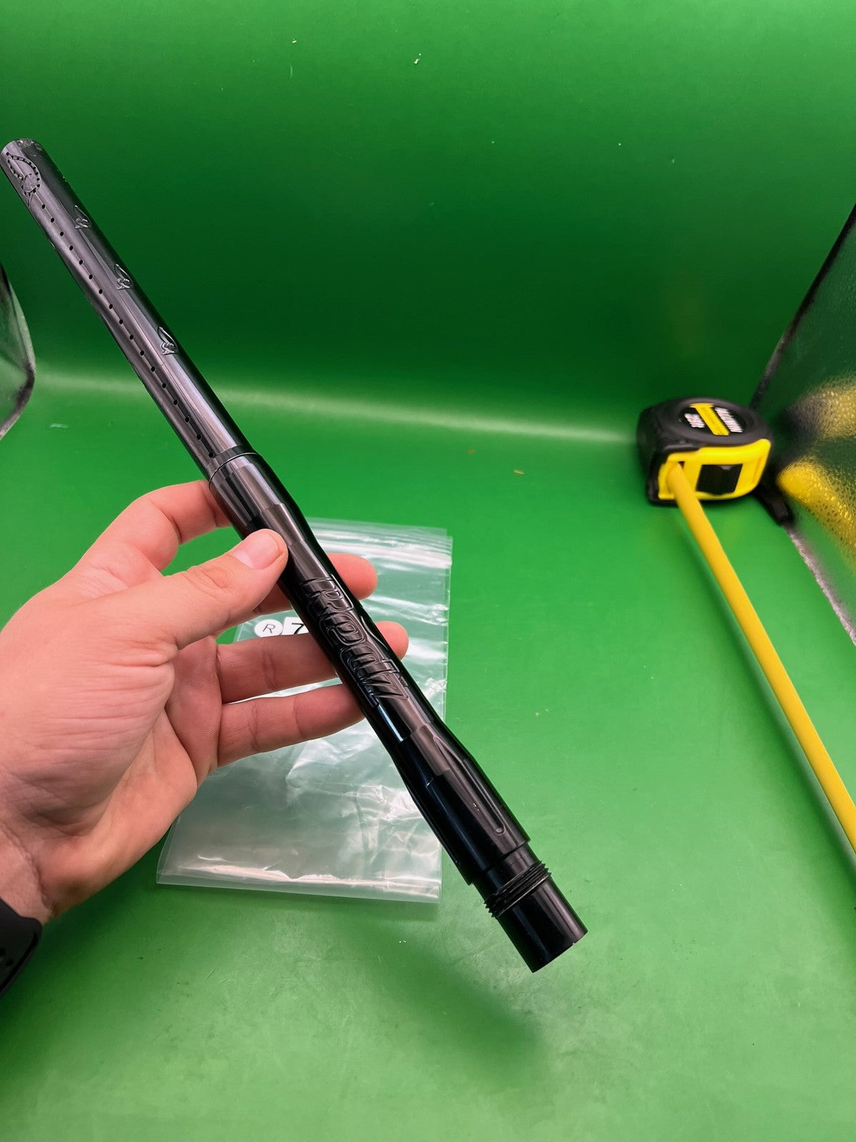 Redz PB Paintball Barrel Tip-Black Gloss 14 inch Shocker? Threads