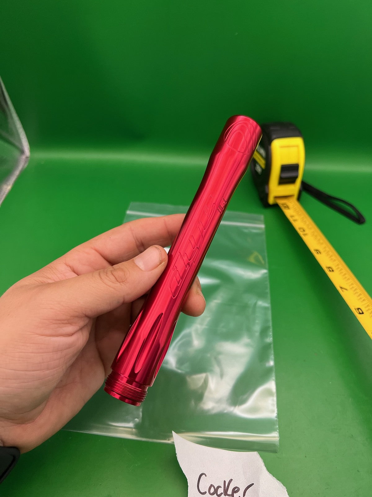 Dye UL-I Paintball Barrel Back Red AC Thread