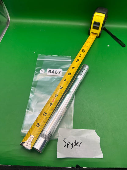 Spyder Barrel Silver 8in Barrel - used paintball barrel - silver