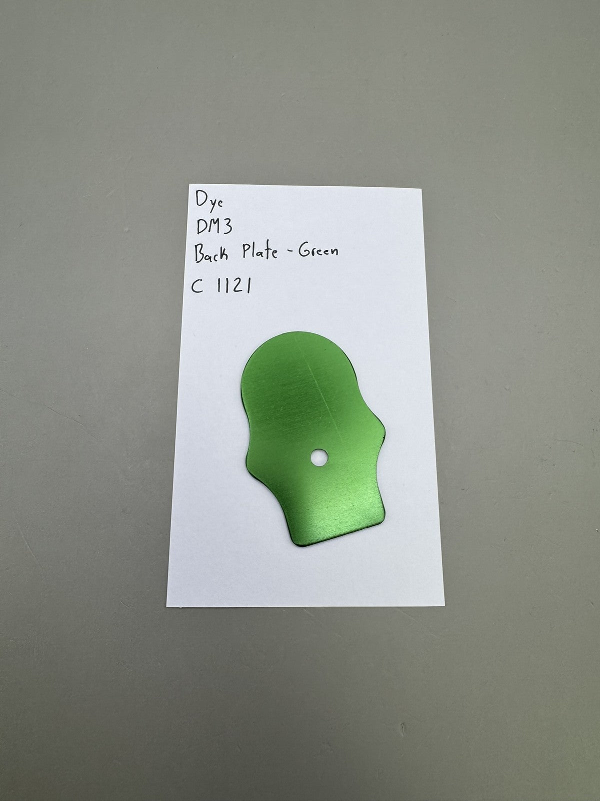 Dye DM3 Back Plate - Green