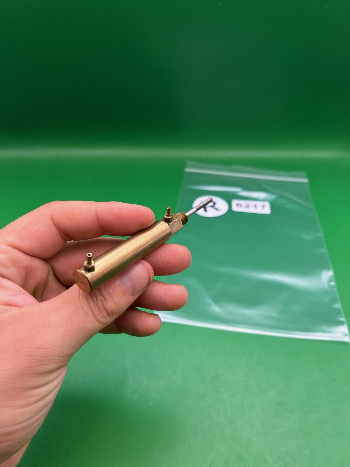 Autococker Brass Ram - used paintball ram - brass