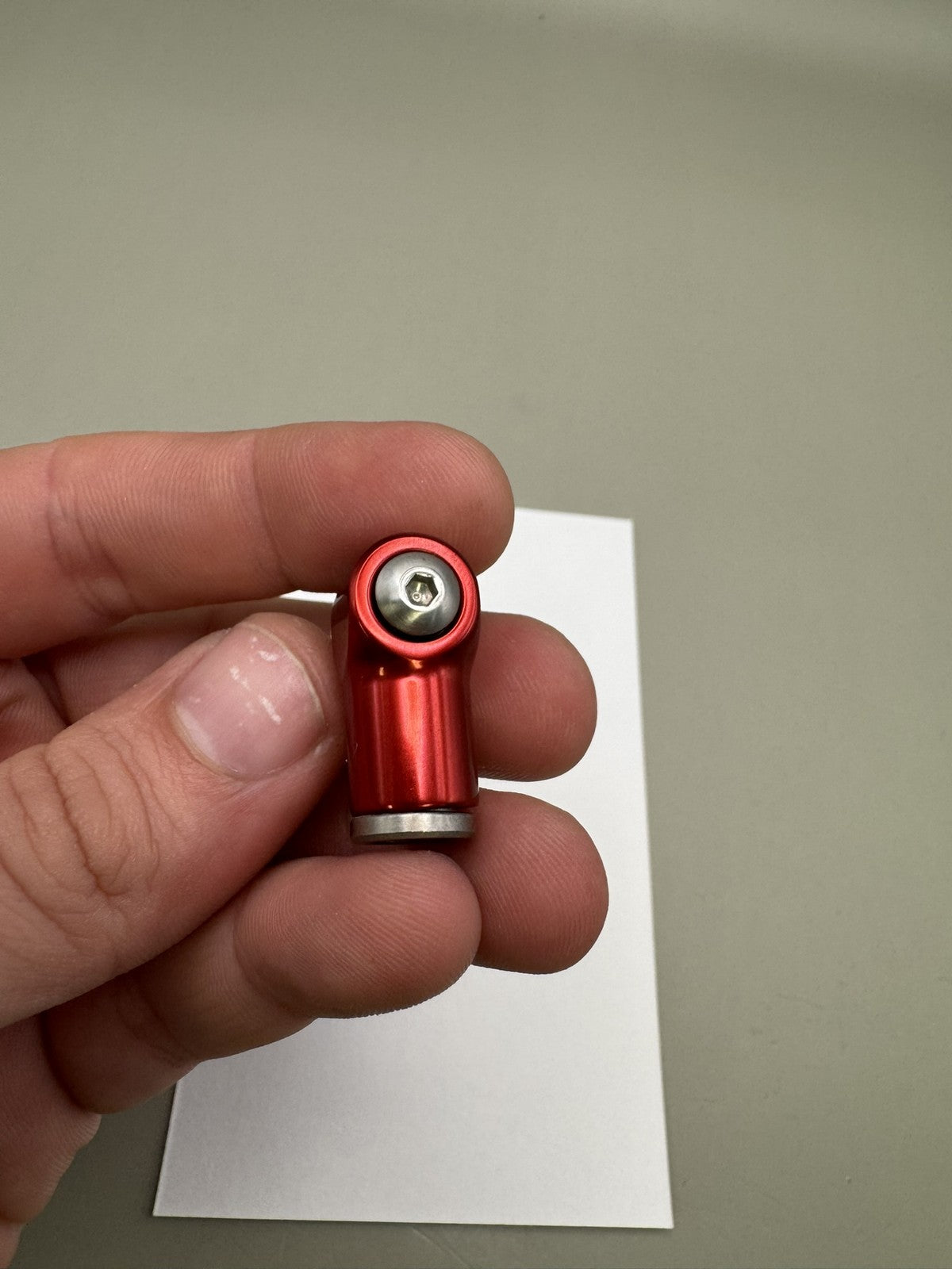CCM PB 90Â° Fitting Red