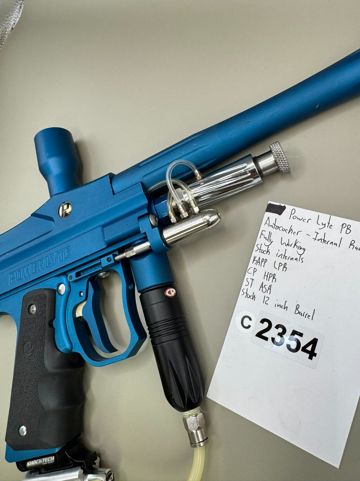 Powerlyte PB Autoccoker - Internal Ram Design - Paintball Marker Fully Working