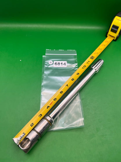 AGD Automag Stainless Steel Paintball Barrel Silver 11in .689 Bore - used paintball barrel - silver