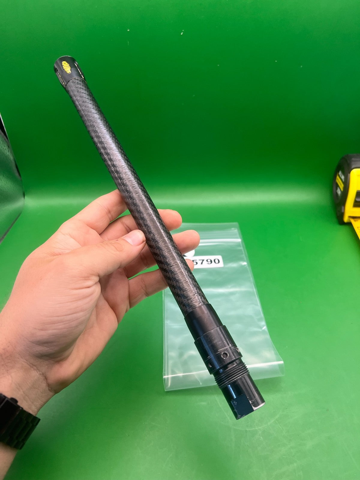 Autococker Stiffi Carbon Fiber Barrel 14" .693 Black - used paintball barrel - black
