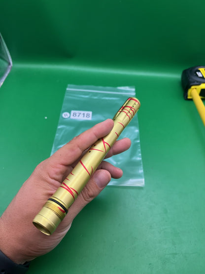 Dye Ultralite UL 14" Front Barrel Tip Gold Red Splash UL ULS GEO EGO LUXE