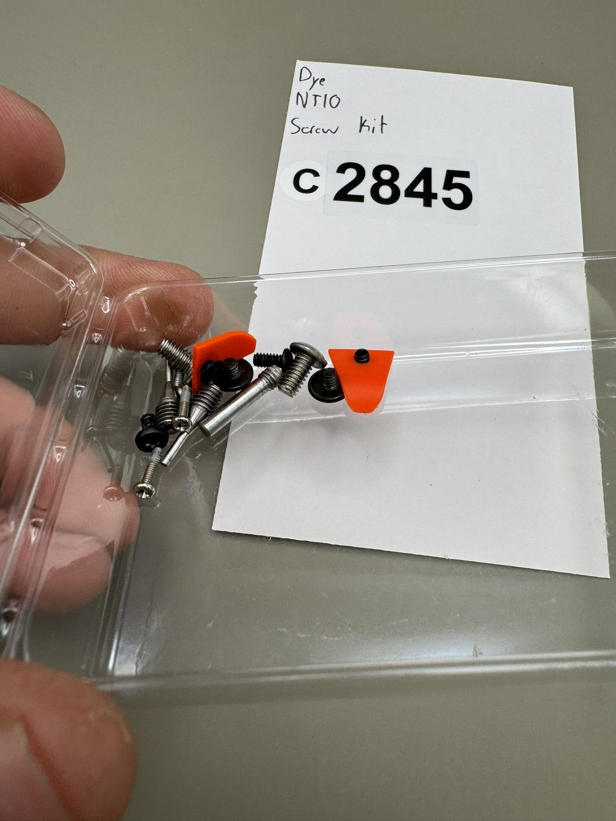 Dye NT10 Screw Kit