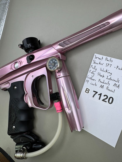 Smart Parts Shocker SFT Pink Paintball Marker Fully Working