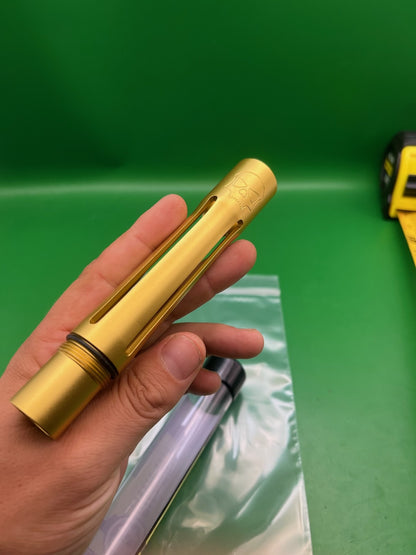 Infamous Silencio FXL Autococker Barrel Back Dust Gold AC Thread