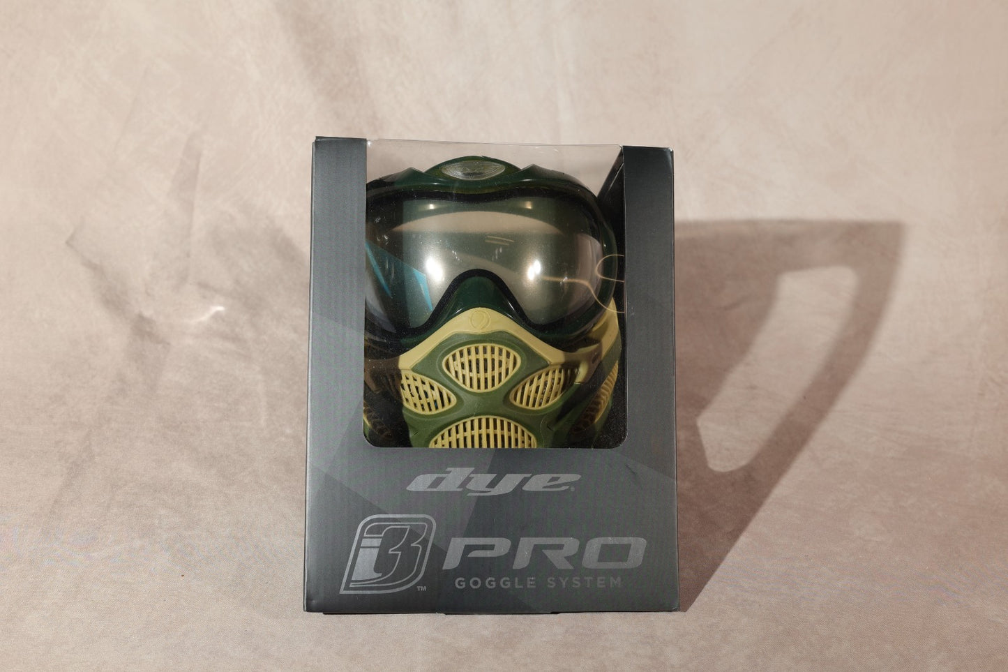 Dye i3 Pro Paintball Goggle System Mask Green Tan Camo New in Box