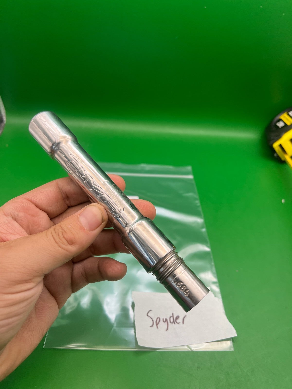 Spyder Barrel Chrome Silver 7in .689 Spyder Back